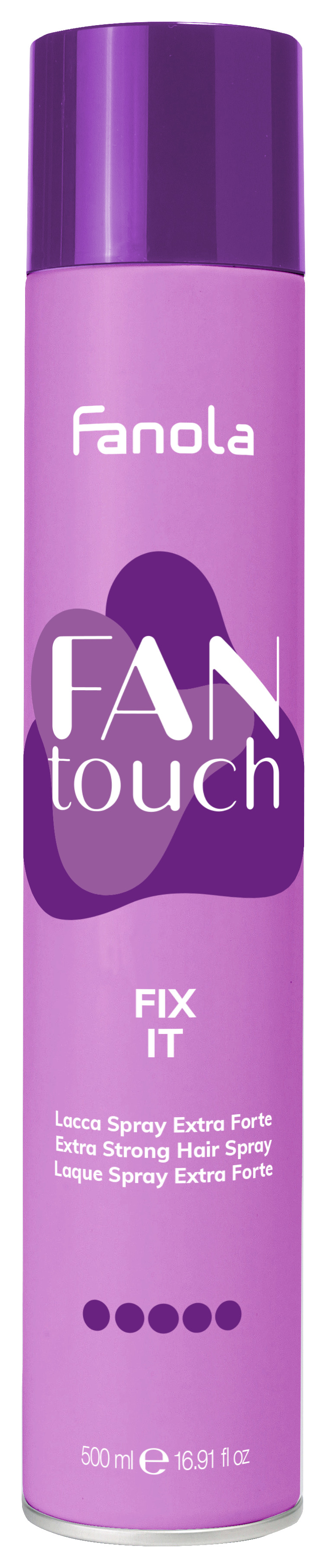 Fanola Fantouch Eco Fix It Extra Strong Lacquer — лак екстрасильної фіксації, 500 мл